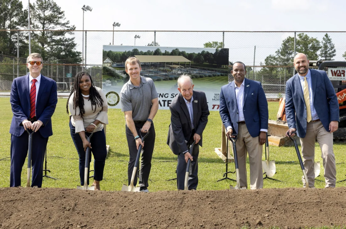 Bowers Park Pickleball Courts Groundbreaking